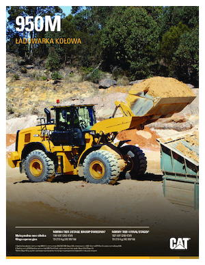 Gumikerekes homlokrakodók Caterpillar 950M