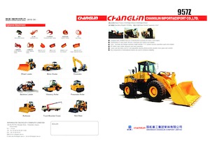 Gumikerekes homlokrakodók Changlin 957Z