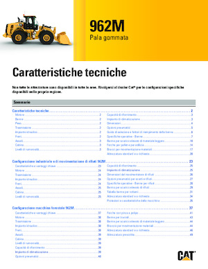 Gumikerekes homlokrakodók Caterpillar 962M