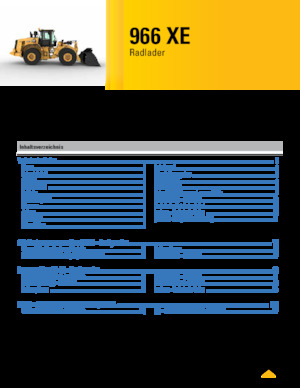Gumikerekes homlokrakodók Caterpillar 966XE