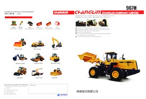 Gumikerekes homlokrakodók Changlin 967H