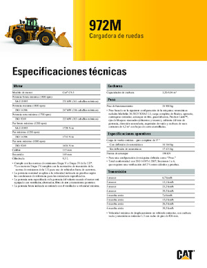 Gumikerekes homlokrakodók Caterpillar 972M