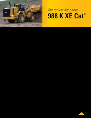 Gumikerekes homlokrakodók Caterpillar 988K XE