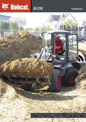Gumikerekes homlokrakodók Bobcat AL 350