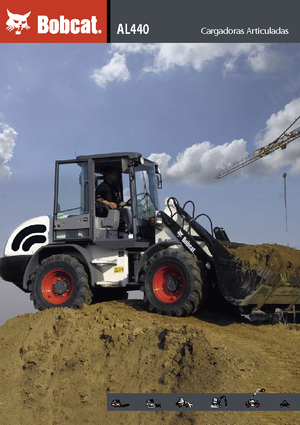 Gumikerekes homlokrakodók Bobcat AL 440