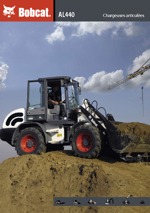 Gumikerekes homlokrakodók Bobcat AL 440