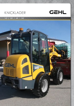 Gumikerekes homlokrakodók Gehl AL140