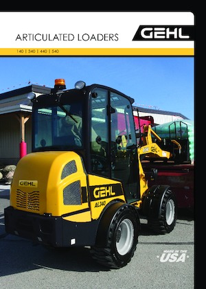 Gumikerekes homlokrakodók Gehl AL140