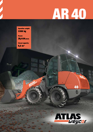 Gumikerekes homlokrakodók Atlas AR 40