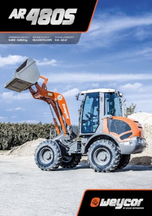 Gumikerekes homlokrakodók weycor AR 480 S