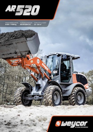 Gumikerekes homlokrakodók weycor AR 520