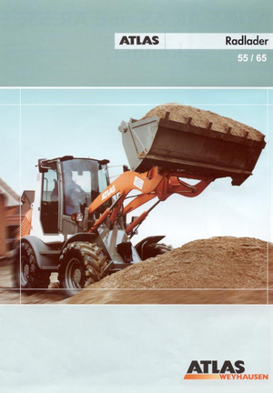 Gumikerekes homlokrakodók Atlas AR 55