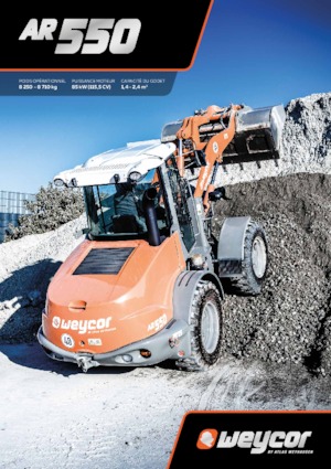 Gumikerekes homlokrakodók weycor AR 550