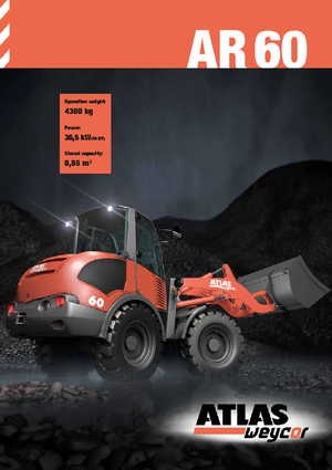 Gumikerekes homlokrakodók Atlas AR 60