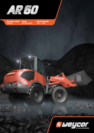 Gumikerekes homlokrakodók Atlas-weycor AR 60