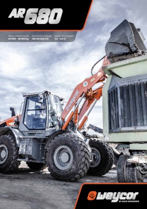Gumikerekes homlokrakodók weycor AR 680