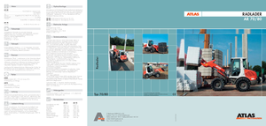 Gumikerekes homlokrakodók Atlas AR 70