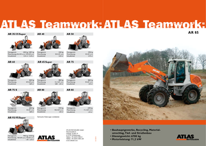 Gumikerekes homlokrakodók Atlas AR 85