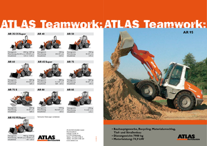 Gumikerekes homlokrakodók Atlas AR 95