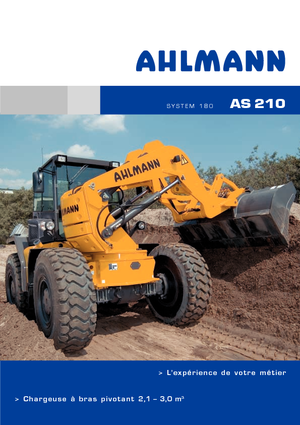 Gumikerekes homlokrakodók Ahlmann AS 210 e
