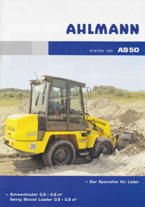 Gumikerekes homlokrakodók Ahlmann AS 50