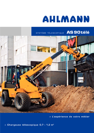 Gumikerekes homlokrakodók Ahlmann AS 90 tele