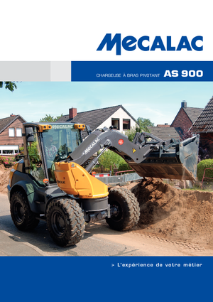Gumikerekes homlokrakodók Mecalac AS 900