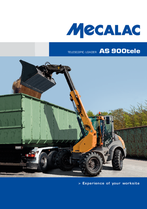 Gumikerekes homlokrakodók Mecalac AS 900 tele