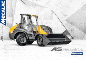Gumikerekes homlokrakodók Mecalac AS900