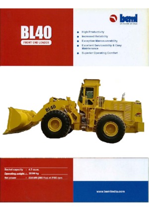Gumikerekes homlokrakodók Beml BL40