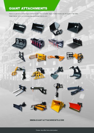 Gumikerekes homlokrakodók Giant D 337 T