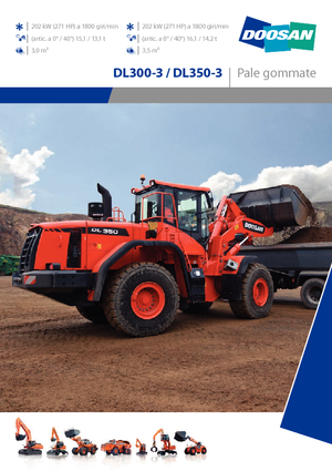 Gumikerekes homlokrakodók Doosan DL350-3