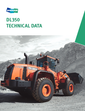 Gumikerekes homlokrakodók Doosan DL 350