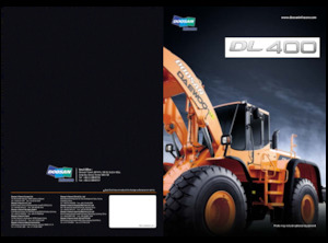Gumikerekes homlokrakodók Doosan DL 400
