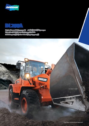 Gumikerekes homlokrakodók Doosan DL200A-2