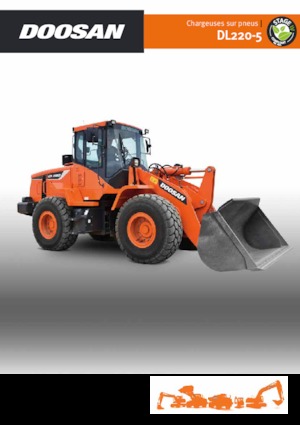 Gumikerekes homlokrakodók Doosan DL220-5