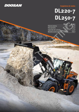 Gumikerekes homlokrakodók Doosan DL250-7
