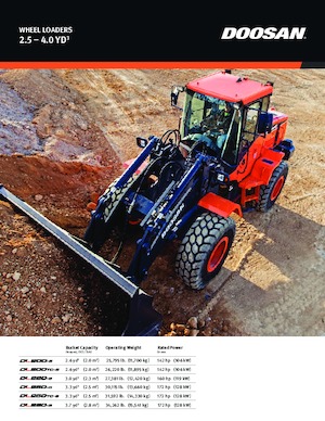 Gumikerekes homlokrakodók Doosan DL280-5