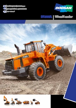 Gumikerekes homlokrakodók Doosan DL300A