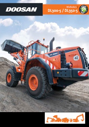 Gumikerekes homlokrakodók Doosan DL350-5