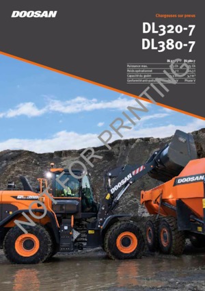 Gumikerekes homlokrakodók Doosan DL320-7