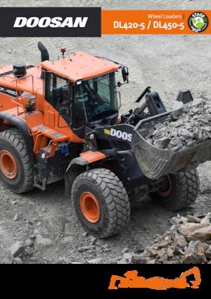 Gumikerekes homlokrakodók Doosan DL420