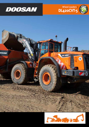 Gumikerekes homlokrakodók Doosan DL420CVT-5