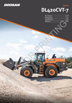 Gumikerekes homlokrakodók Doosan DL420CVT-7