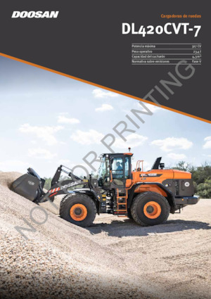 Gumikerekes homlokrakodók Doosan DL420CVT-7