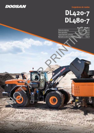 Gumikerekes homlokrakodók Doosan DL480-7