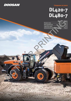 Gumikerekes homlokrakodók Doosan DL480-7
