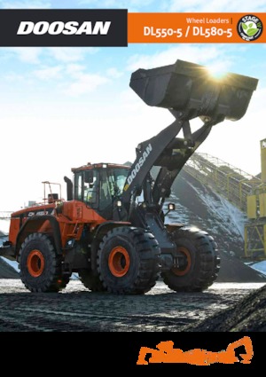Gumikerekes homlokrakodók Doosan DL580-5