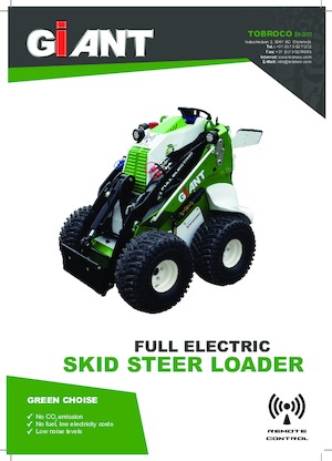 Csúszókormányzású rakodók Giant E-Skid