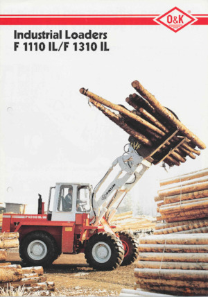 Gumikerekes homlokrakodók O&K F 1310 IL